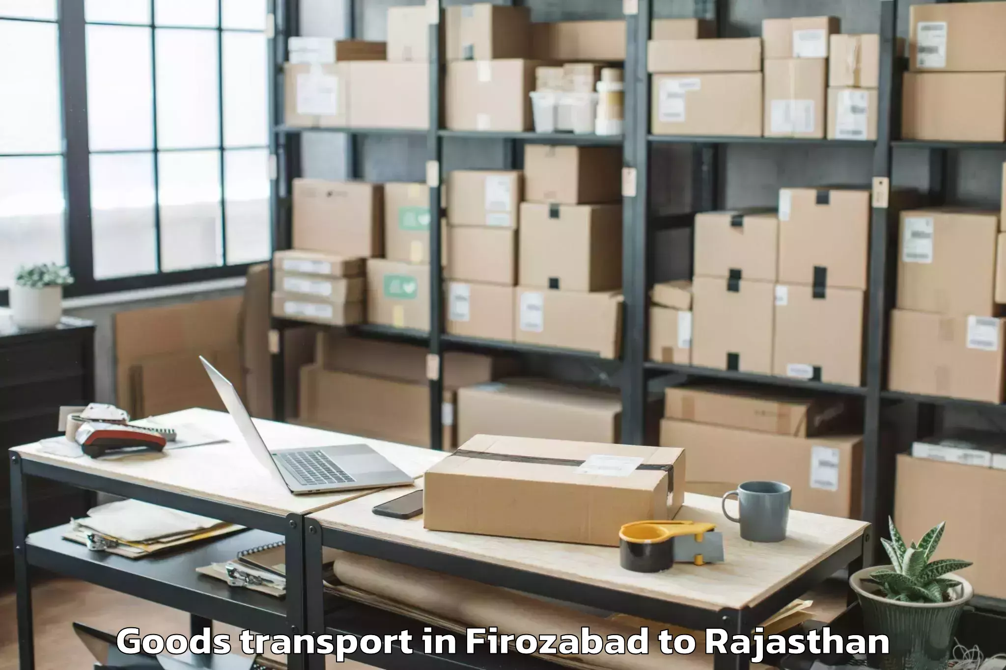 Firozabad to Abhilashi University Ajmer Goods Transport Booking